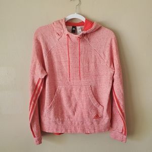 Adidas Light Pink Pullover Crew Neck Long Sleeve Hoodie Sweatshirt Size …